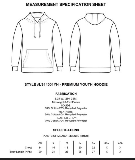 YOUTH BOLT GRADIENT PREMIUM HOODIE